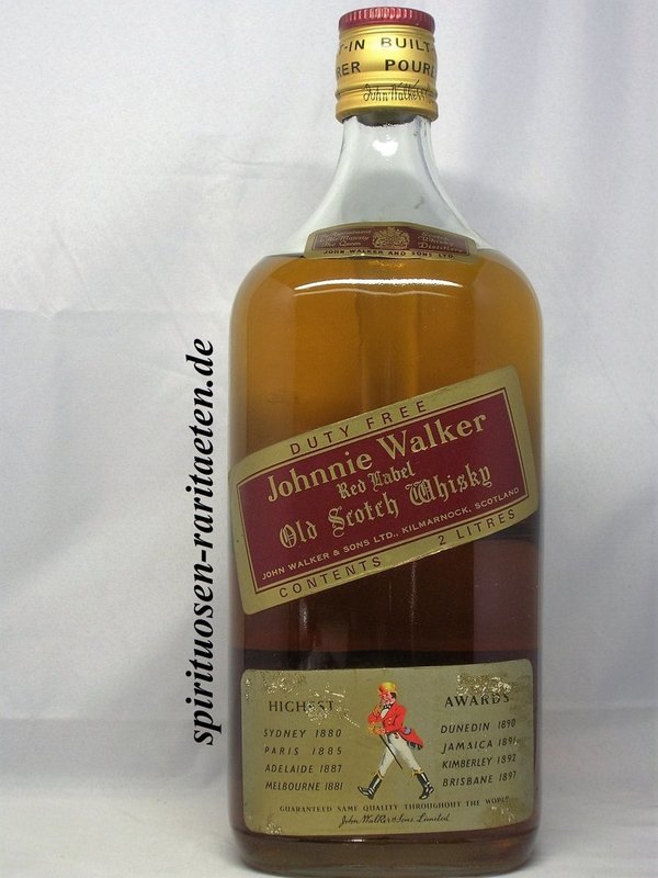 Johnnie Walker 2,0L Henkel Flasche *Duty Free*
