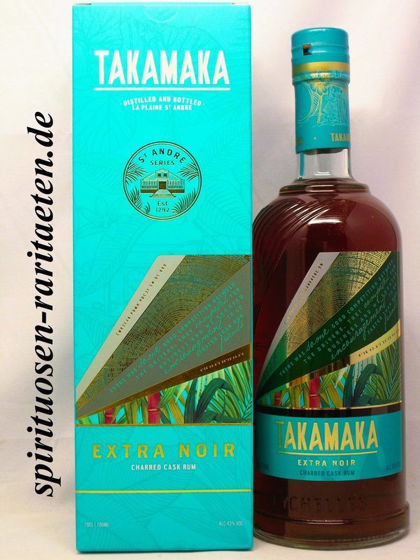 Takamaka Extra Noir Caribbean Cask Rum 0,7 L. 43% Seychelles St. Andre Series Est. 1792