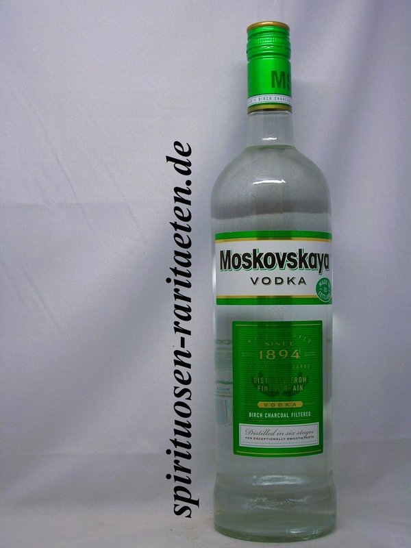 Moskovskaya Vodka Since 1894 Made in Lettland 1,0 L. 38%