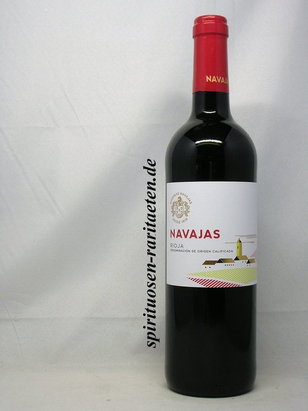 Rioja Navajas Tinto Spanischer Wein Aktueller Jahrgang Rot Wein