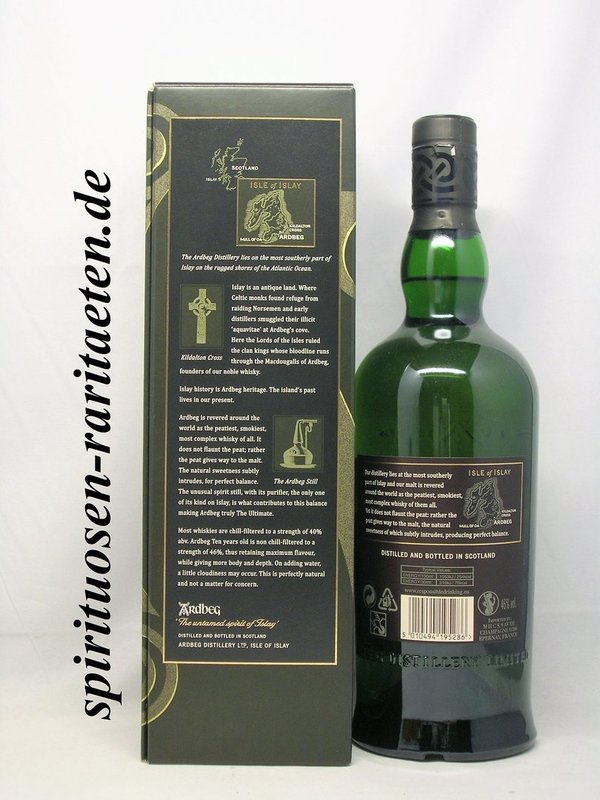 Ardbeg Ten 10Y.  0,7 L. 46% Islay Single Malt Scotch Whisky