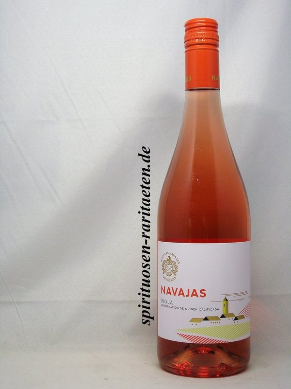 Rioja Navajas Rosado ~ Viura , Garnacha Spanischer Rose Wein Aktueller Jahrgang