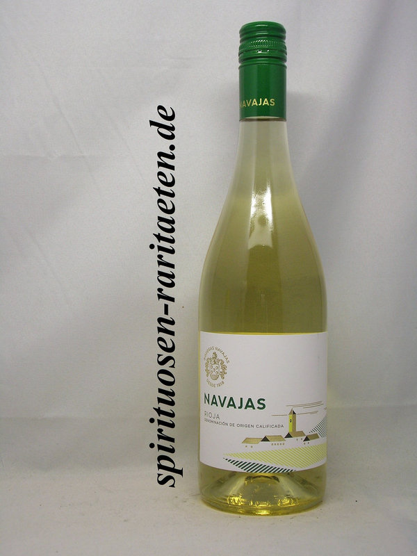 Rioja Navajas Blanco ~ Viura , Tempranillo Spanischer Weiss Wein Aktueller Jahrgang