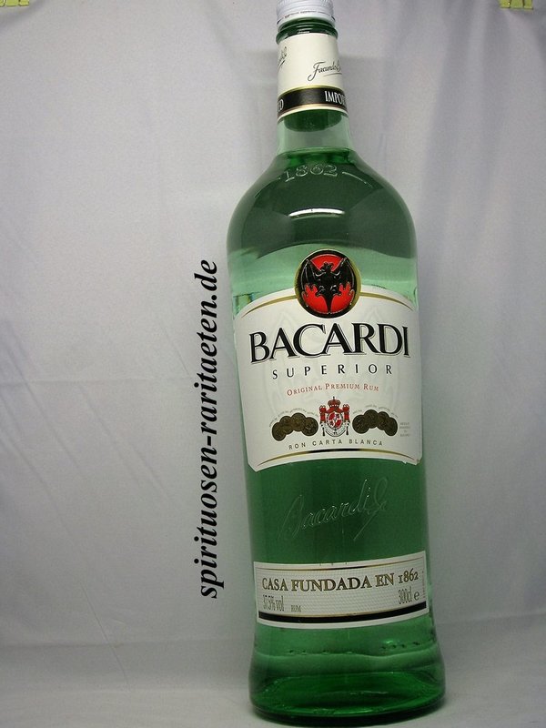 Bacardi Carta Blanca 3,0L. Doppel Magnum