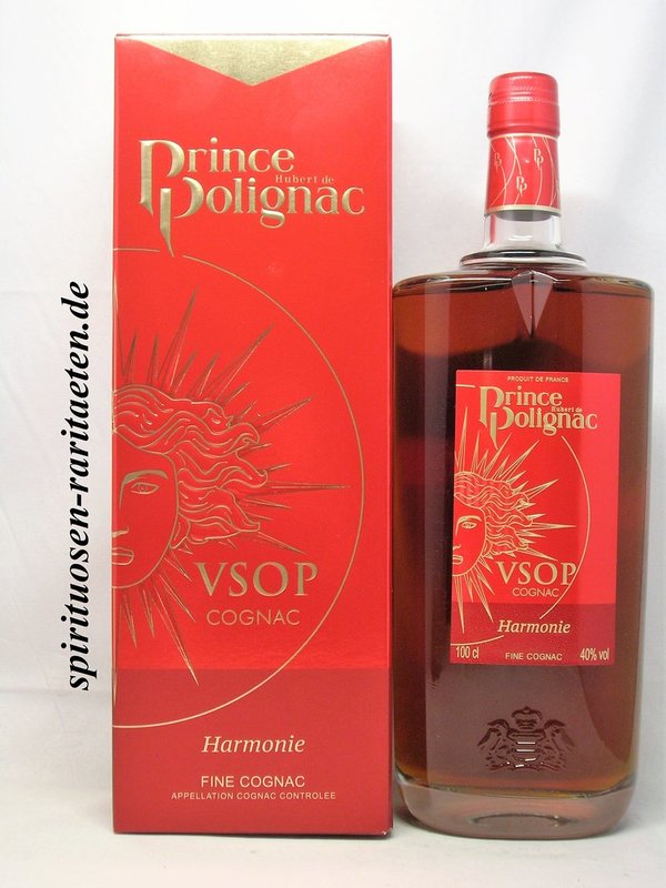 Prince Hubert de Polignac V.S.O.P. Harmonie 1,0 L. 40% Fine Cognac