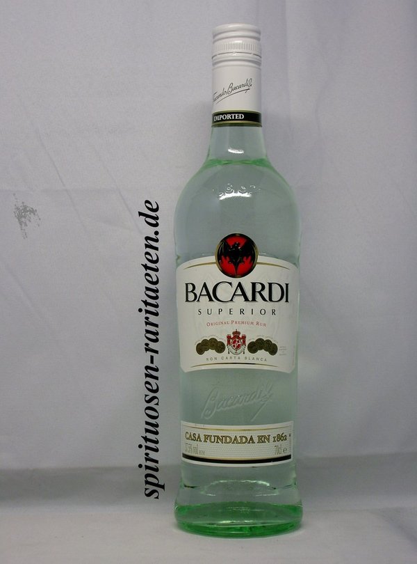 Bacardi Superior 0,7L, 37,5% Puerto Rico Rum