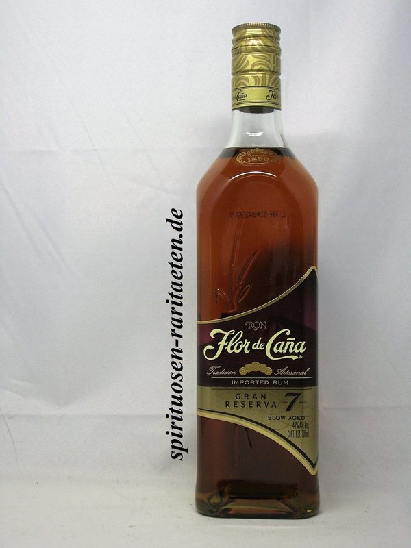 Flor de Cana Grand Reserve 7Y. 0,7 L, 40,0% Nicaragua Rum