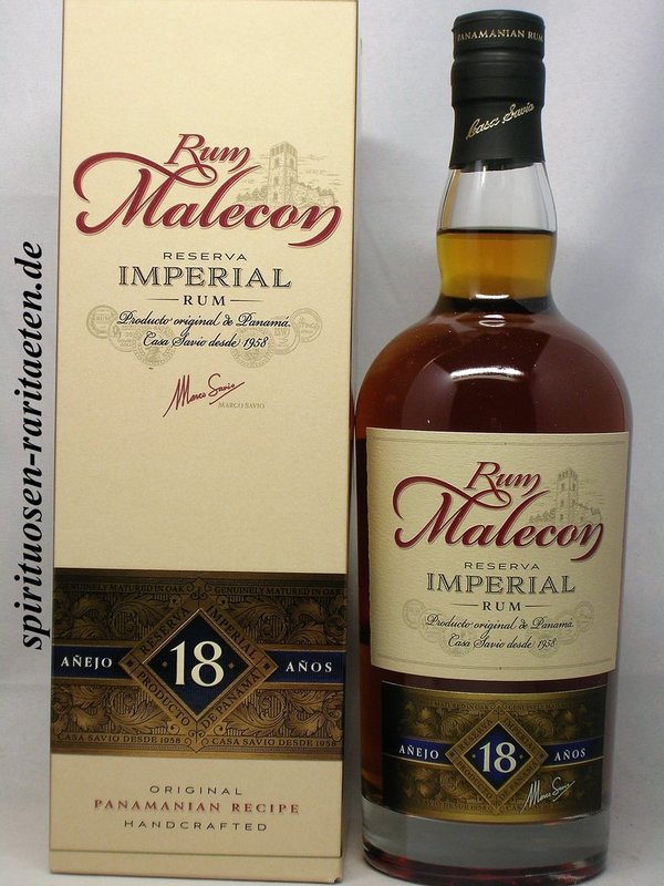 Rum Malecon Reserva Imperial 18Y. 0,7 L 40% Panama Rum