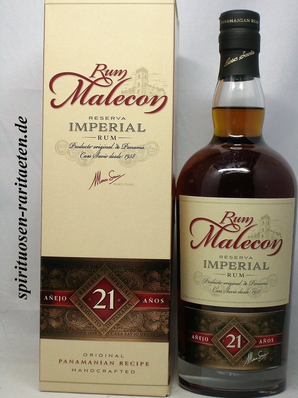 Rum Malecon Reserva Imperial 21Y. 0,7 L 40% Panama Rum