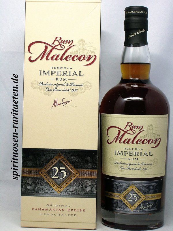 Rum Malecon Reserva Imperial 25Y. 0,7 L 40% Panama Rum