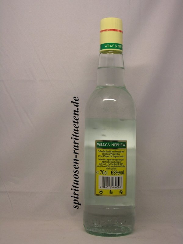 Wray & Nephew White Oveproof 0,7 L. 63% Jamaika Overproof Rum
