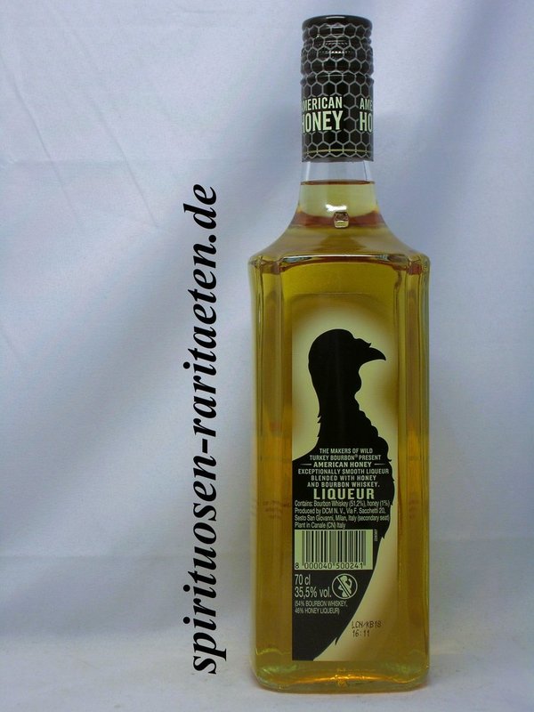 Wild Turkey American Honey 0,7 L.  35,5% Bourbon Whiskey Likör