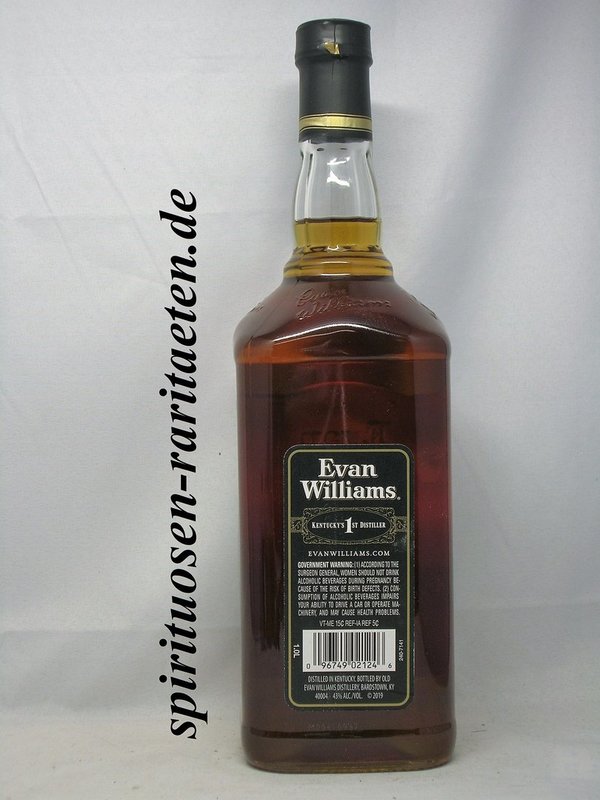 Evan Williams 1,0 L. 43% Kentucky Straight Bourbon Whiskey