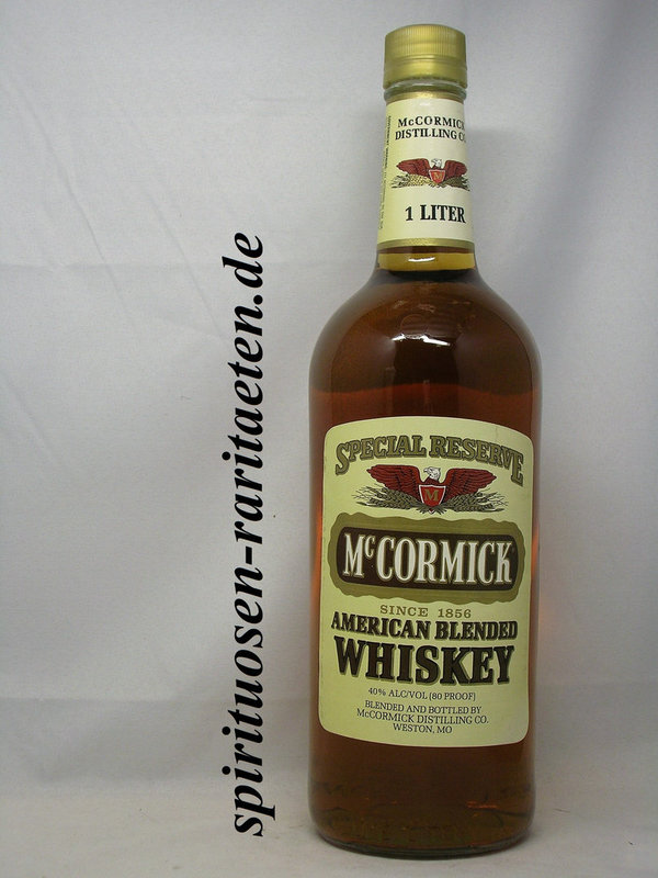 McCormick Special Reserve 1,0L . 40% American Blended Whiskey