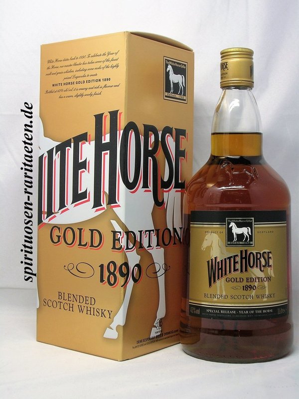 White Horse Gold Edition 1890 1,0L 43,0% Blended Scotch Whisky