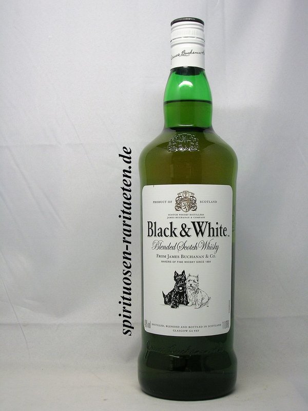 Black & White 1,0L 40,0% Blended Scotch Whisky