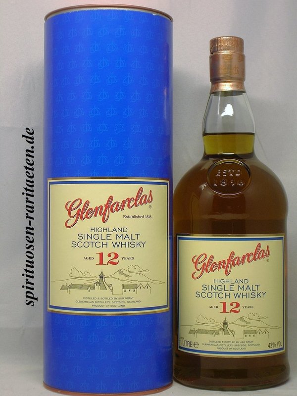Glenfarclas 12Y. 1,0L 43,0% Highland Single Malt Scotch Whisky