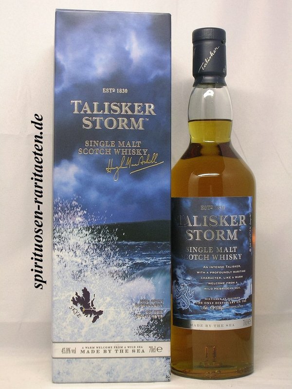 Talisker Storm 0,7 L. 45,8% Single Malt Scotch Whisky Skye