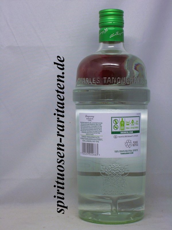 Tanqueray Rangpur Lime Distilled Gin 1,0 L. 41,3%