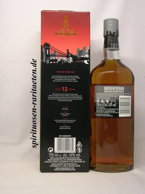 Auchentoshan 12Y. 0,7 L. 40% Lowland Single Malt Scotch Whisky