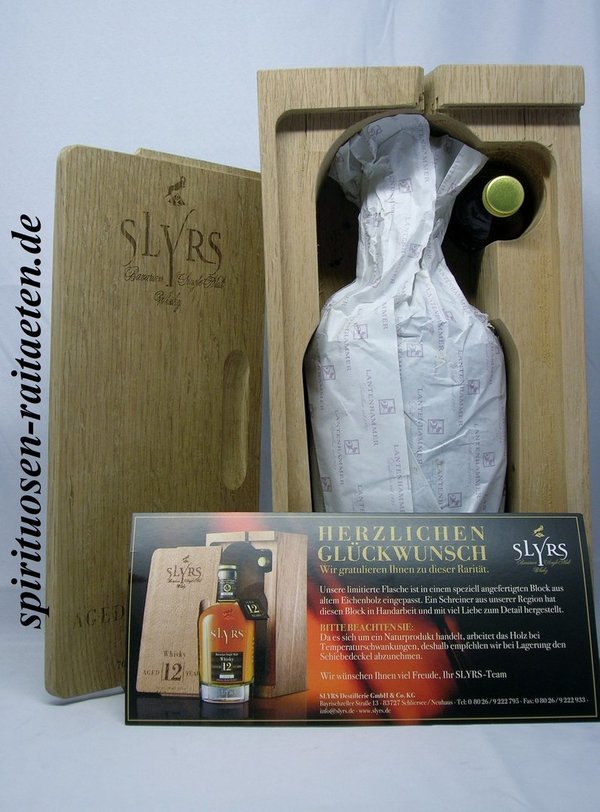 Slyrs 12 Jahre Limited Edition 2003 First Edition Bavarian Single Malt Whisky + Mini 43%