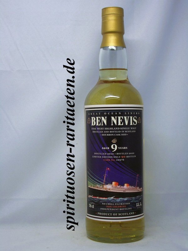 Great Ocean Liners Ben Nevis 9 Y. Single Malt Scotch Whisky 55,5%