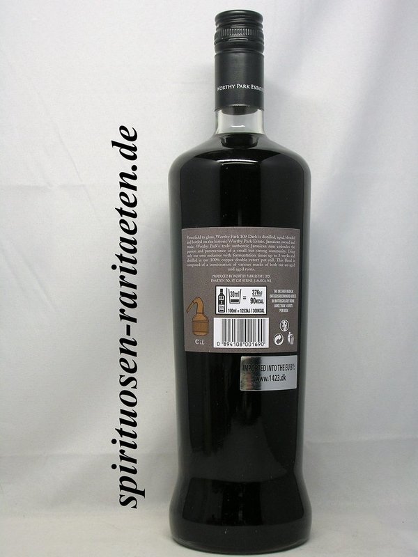Worthy Park 109 Proof Jamaica Dark Rum 1,0 L. 54,5%