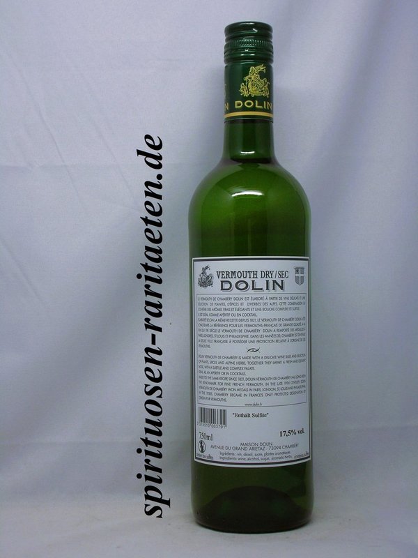 Dolin Vermouth de Chambery Dry 0,75 L. 17,5% Trockener Wermut
