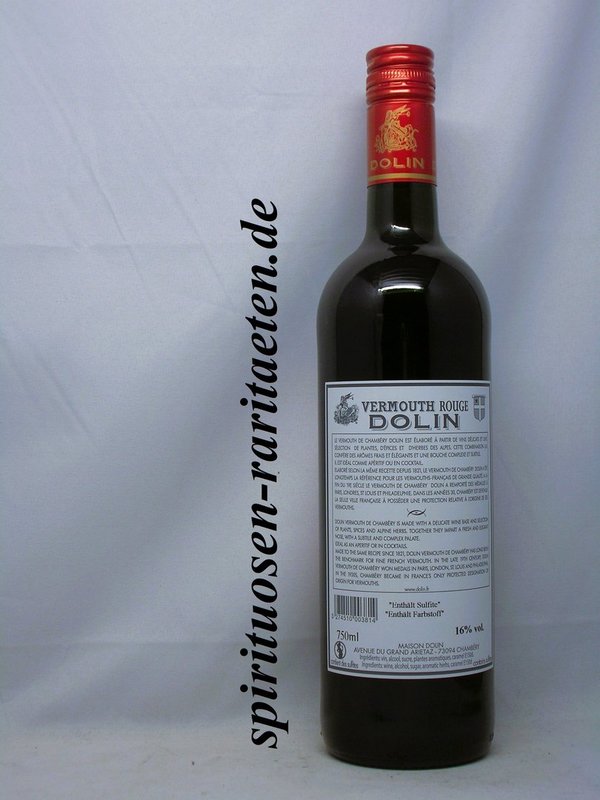 Dolin Vermouth de Chambery Rouge 0,75 L. 16% Roter Wermut