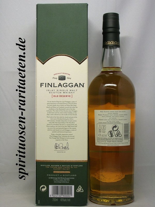 Finlaggan Old Reserve Islay Single Malt Scotch Whisky 0,7 L. 40%