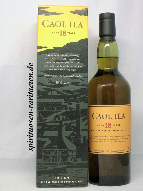 Caol Ila 18yo. 0,7l 43,0% Islay Single Malt Scotch Whisky