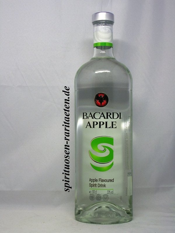 Bacardi Apple 1,0 L.  32% Apple Flavoured Spirit Drink