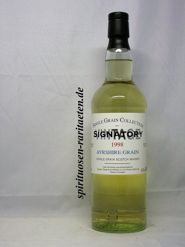 Signatory Singe Grain Collection Ayrshire 1998 0,7l 43,0% Single Grain Scotch Whisky