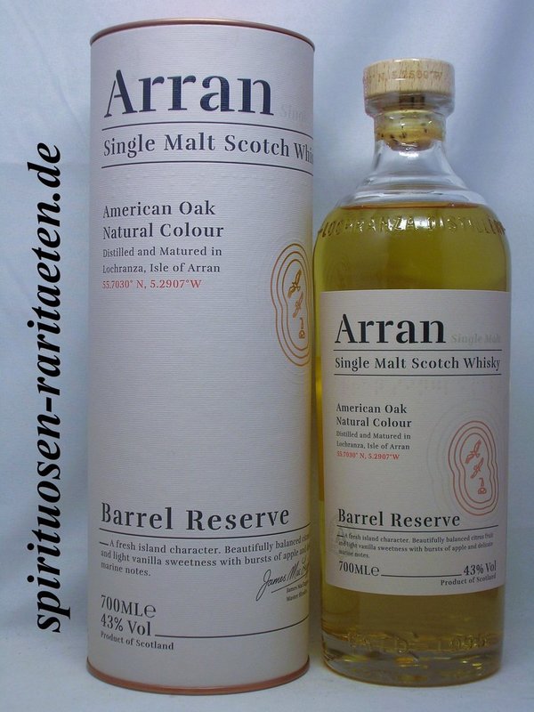 The Arran Barrel Reserve 0,7 L. 43% Single Malt Scotch Whisky