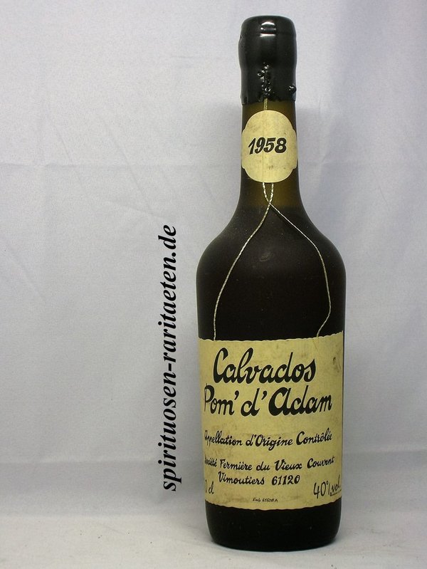 Calvados Pom´d´Adam 1958 0,7l 40,0%