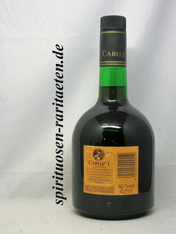 Carlos 1 I. Primero Brandy Spanischer Weinbrand 0,75 L. 40%