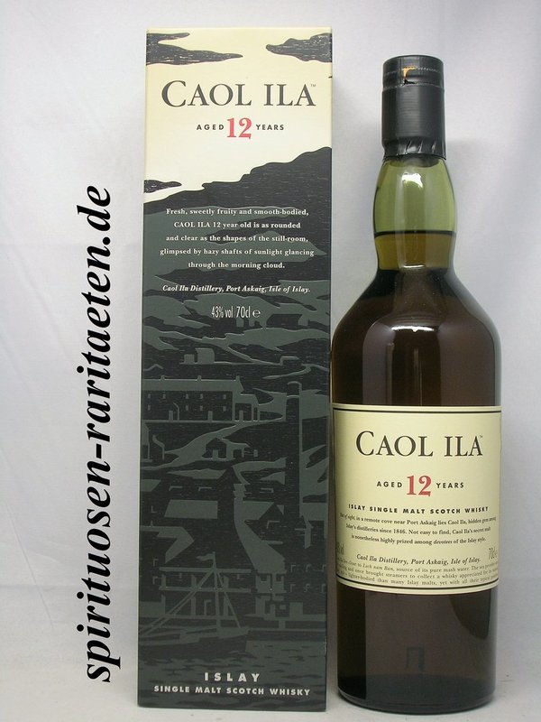 Caol Ila 12 Y. Islay Single Malt Scotch Whisky 0,7 L. 43%