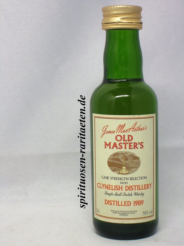 James Mc Arthur´s  Old Master´s Clynelish 1989 58% Highland Single Malt Scotch Whisky