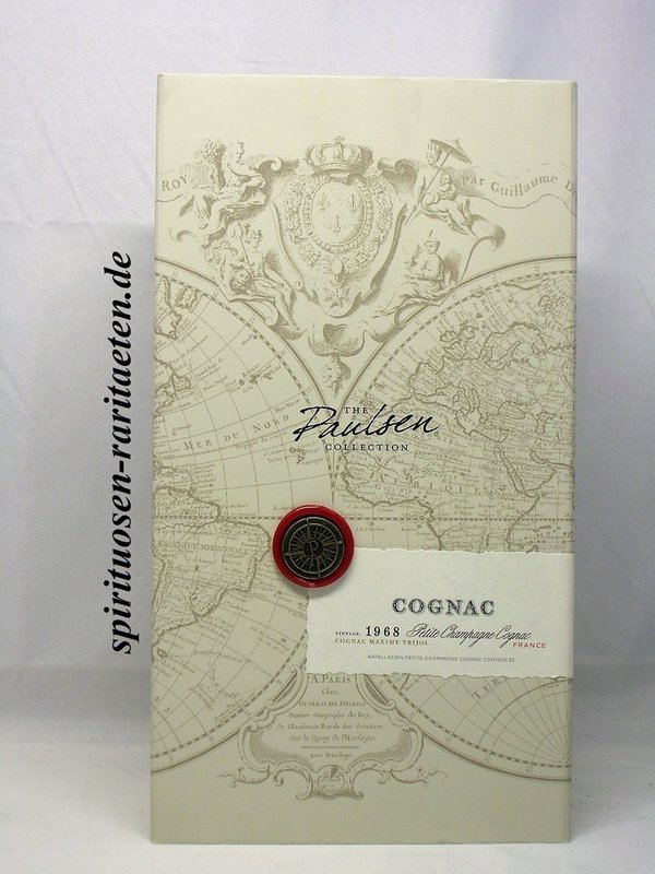 Maxime Trijol 1968 0,7 L. 40% Petit Champagne Cognac Paulsen Collection