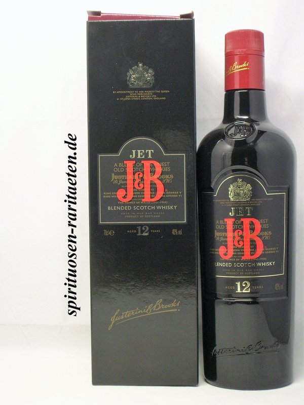 J&B Jet 12yo. 0,7l 40,0% Blended Scotch Whisky