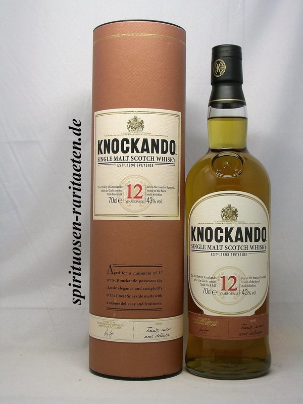 Knockando 12 Y. Speyside Single Malt Scotch Whisky 0,7 L. 43%