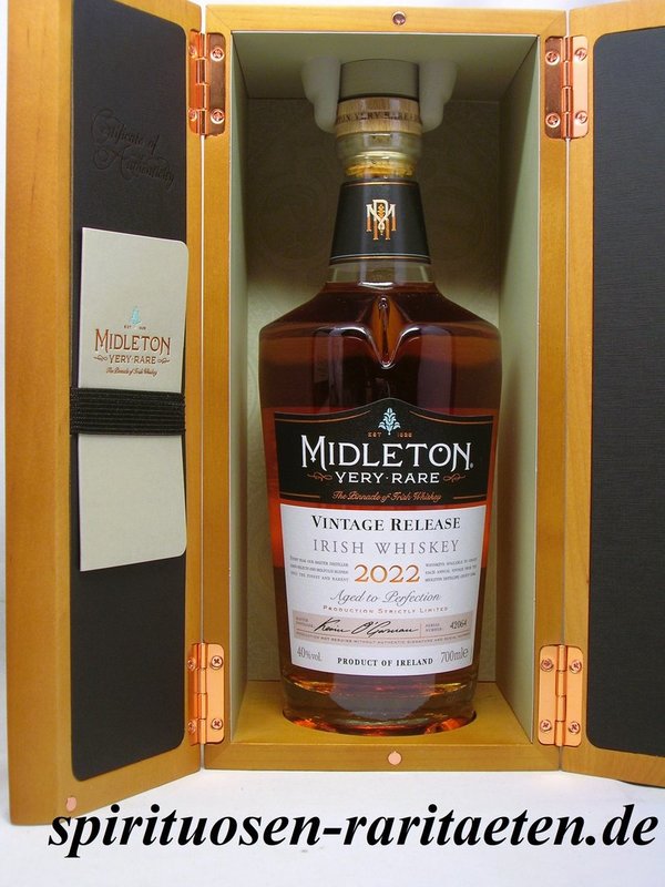Midleton Very Rare 2022 0,7 L. 40% Irish Whiskey Aged to Perfection