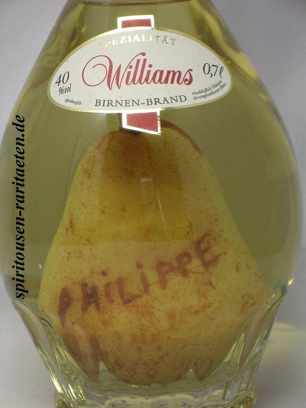 Williams Birnen-Brand 0,7 L. 40% mit eingewachsener Birne