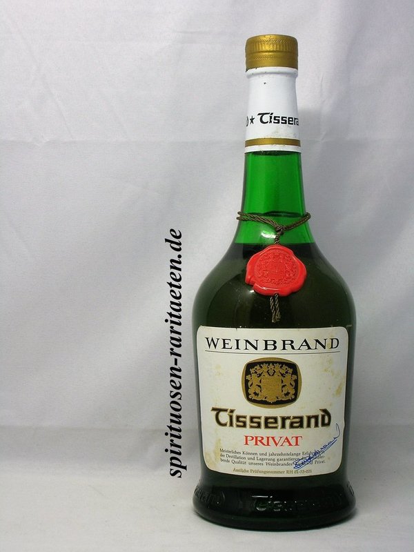 Tisserand Privat Weinbrand 0,7l 38,0% alte Abfüllung mit Wachssiegel