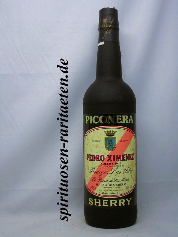Piconera Pedro Ximenez Solera 1941 Sherry 0,75 L. 18%