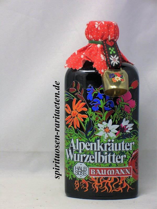 Baumann Alpenkräuter Wurzelbitter Halbsüss 0,35l 25,0%