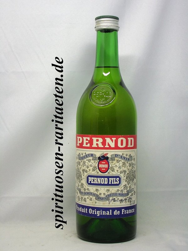 Pernod Liqueur D´Anis 0,7 L. 45% ältere Abfüllung 70er Jahre EPIKUR GmbH