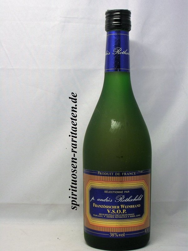 P. Andres Rothschild V.S.O.P. 0,7 L. 38% Französischer Weinbrand