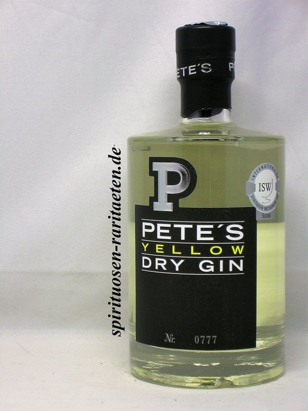 Pete´s Yellow Dry Gin 0,5l 47,0%