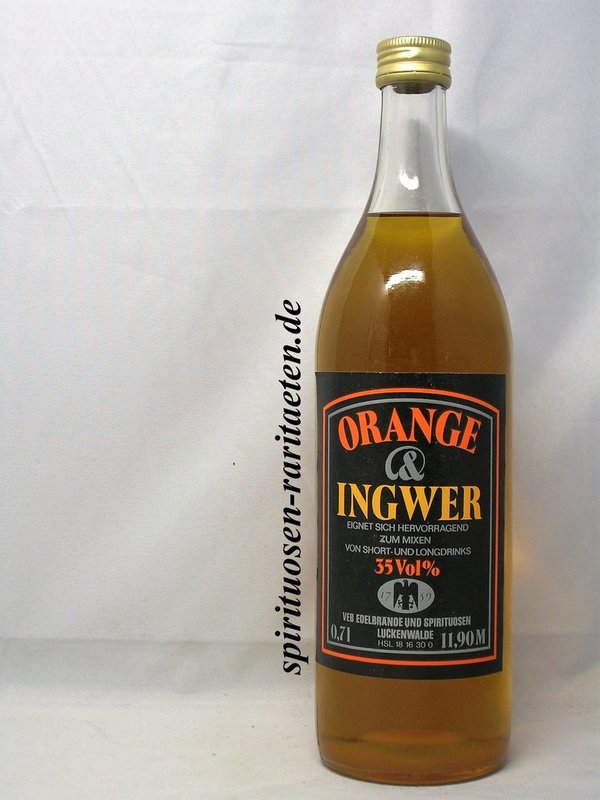 Orange und Ingwer 0,7l 35,0% DDR EVP 11,90M